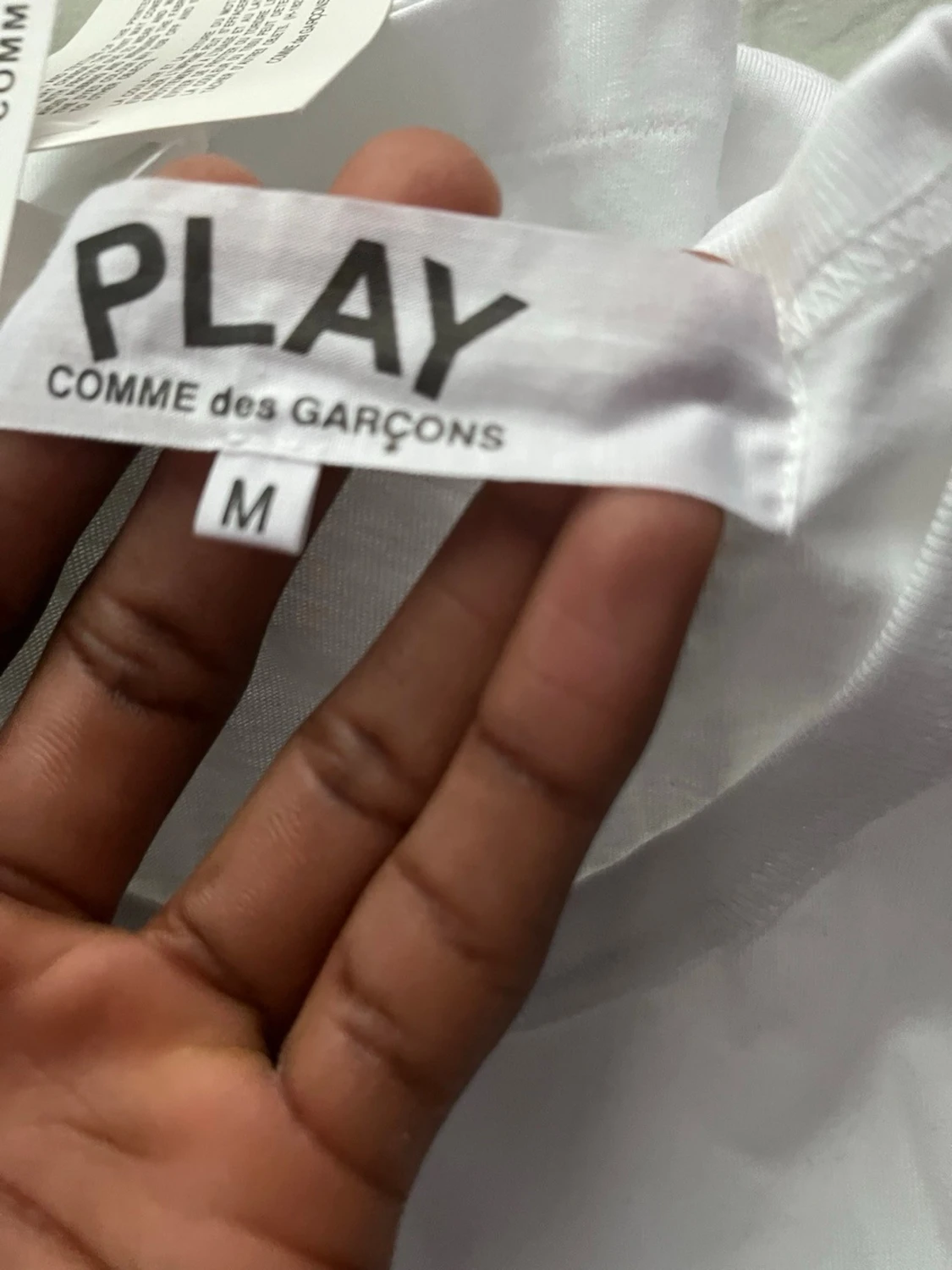 Vit Comme des Garçons PLAY t-shirt - 1