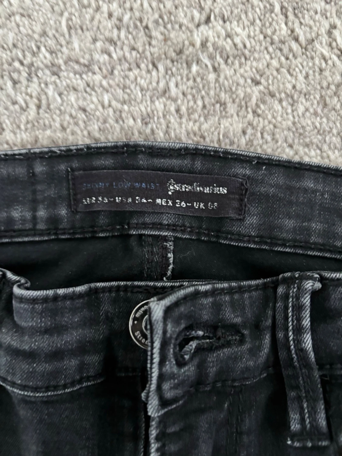 Svarta skinny jeans med stretch - 2