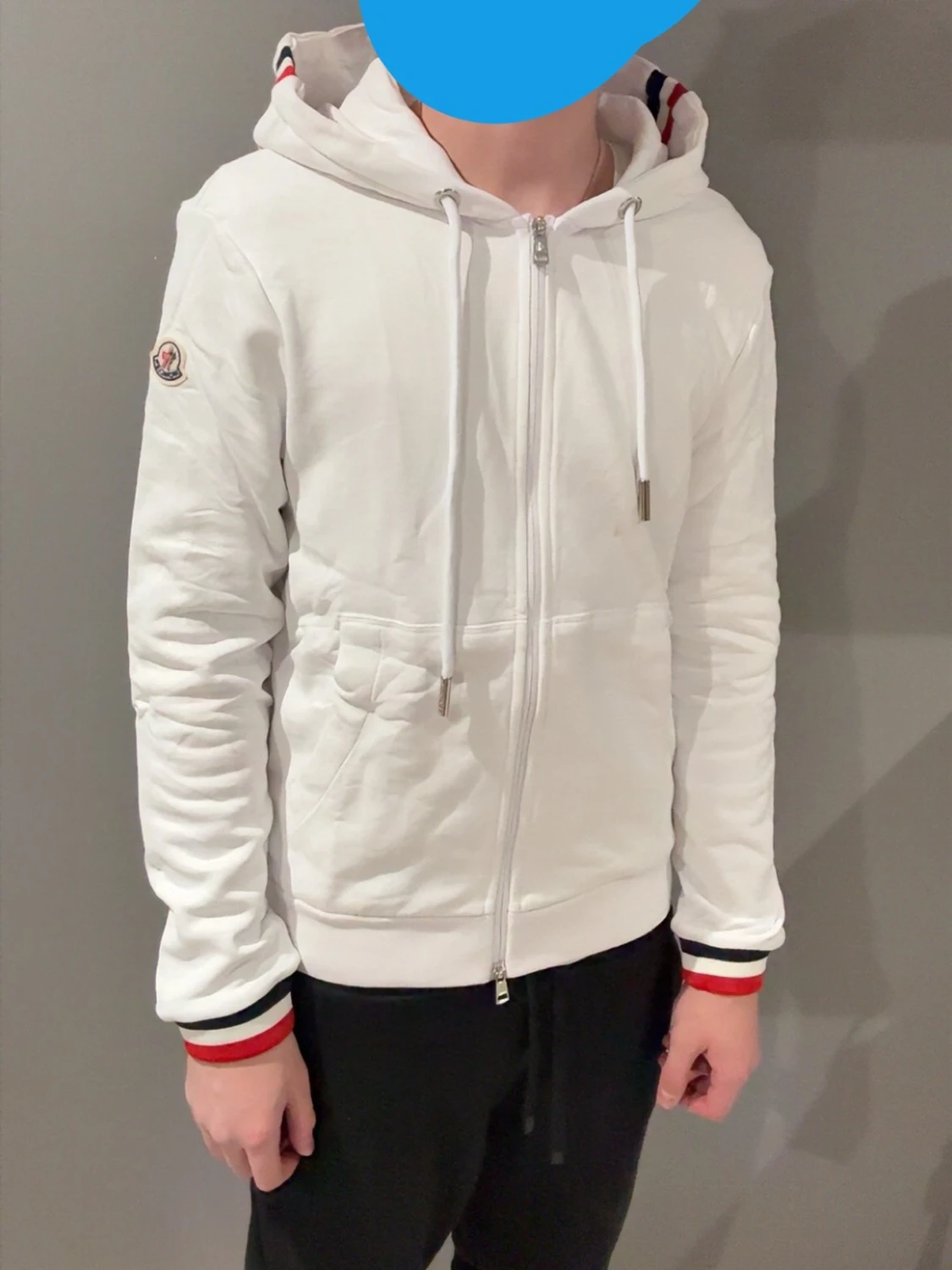 Vit Moncler zip hoodie - 5