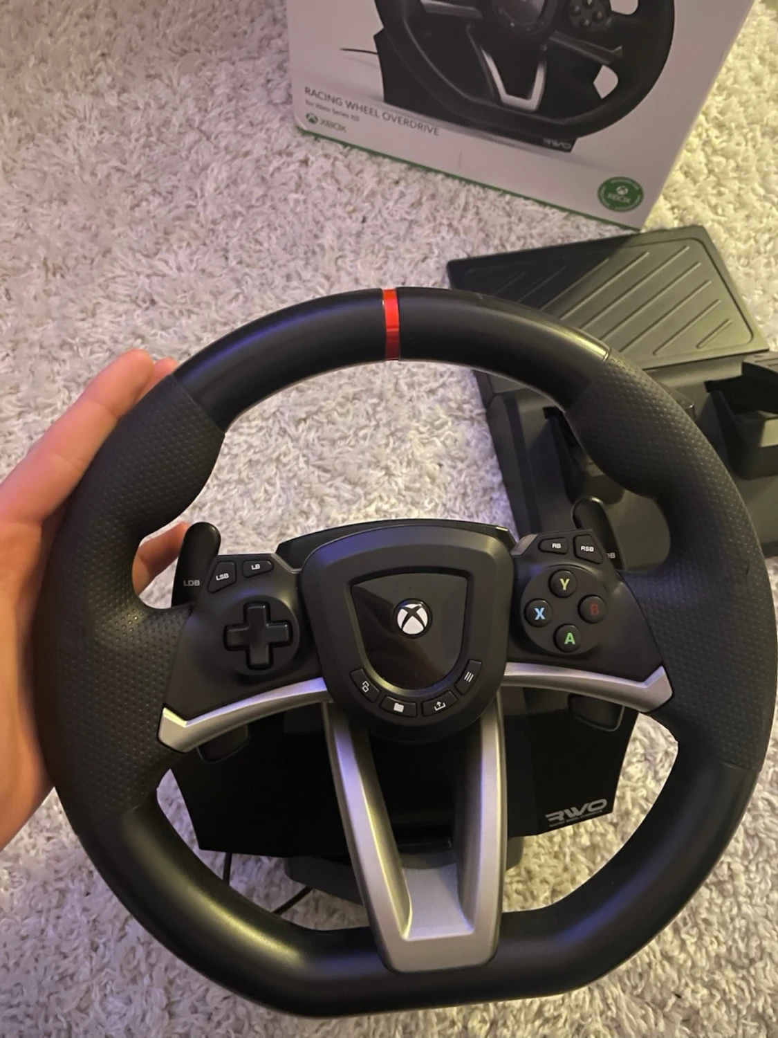 Hori Racing Wheel Overdrive ratt & pedaler - 2