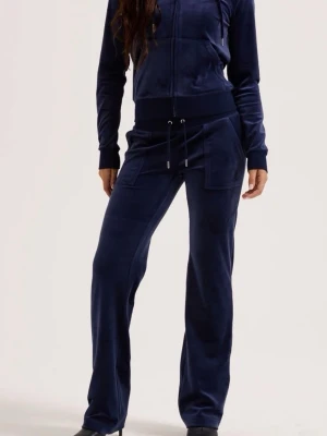 Juicy Couture mörkblå byxor - Jag säljer ett par fina mörkblå juicy couture byxor i storlek XS💕