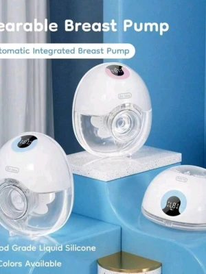 Bärbar bröstpump Dr.Isla silikon - Smidig och bärbar bröstpump från Dr.Isla i vit och transparent design. Tillverkad av livsmedelsklassad flytande silikon med digital display och bred vinkel på 105°. Perfekt för enkel och diskret användning.