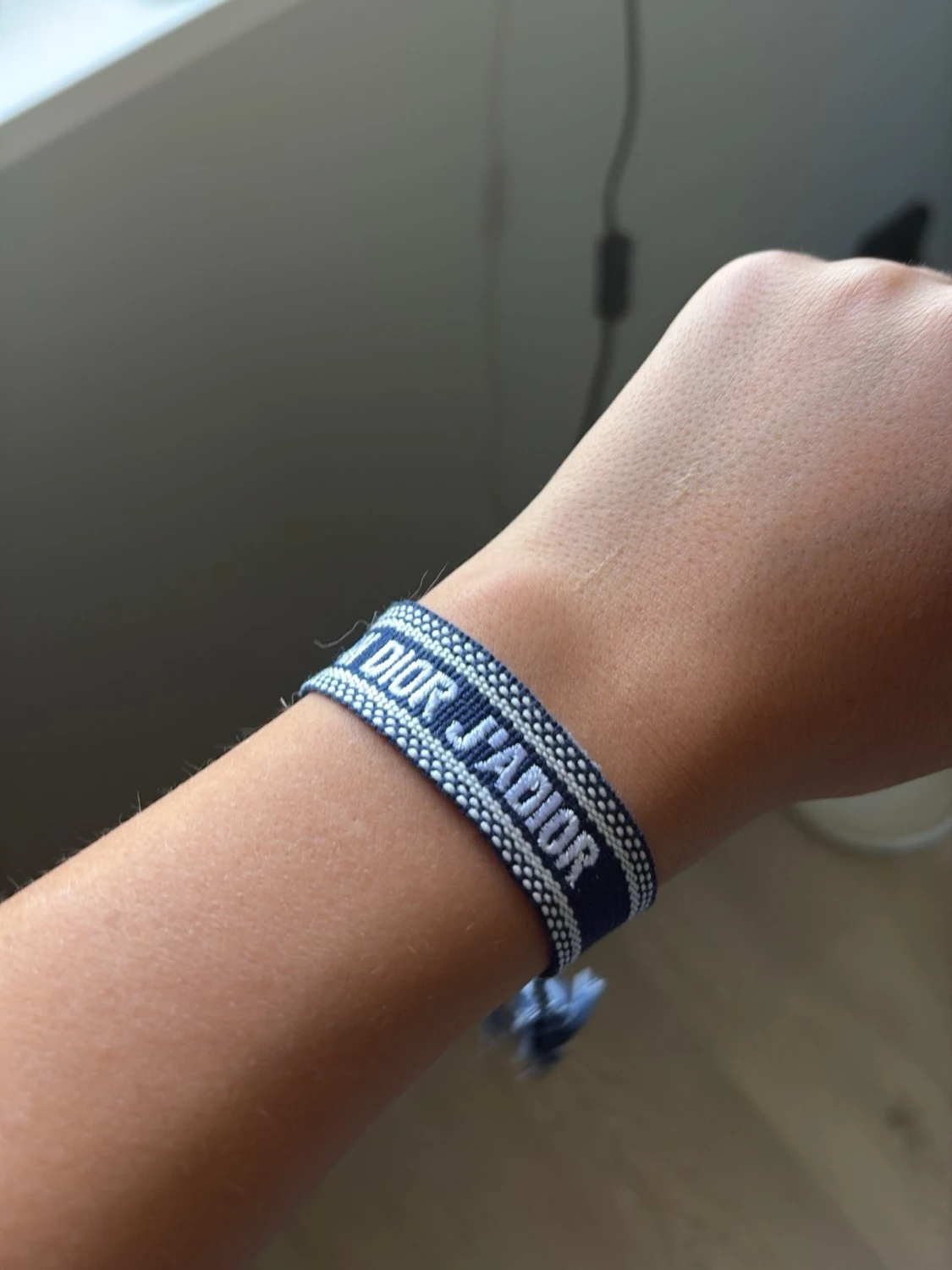 Blått Christian Dior J'Adior armband
