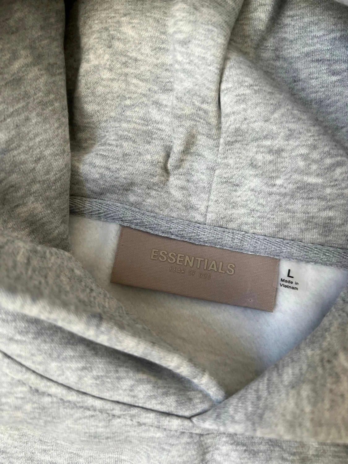 Grå Essentials Fear of God hoodie - 2