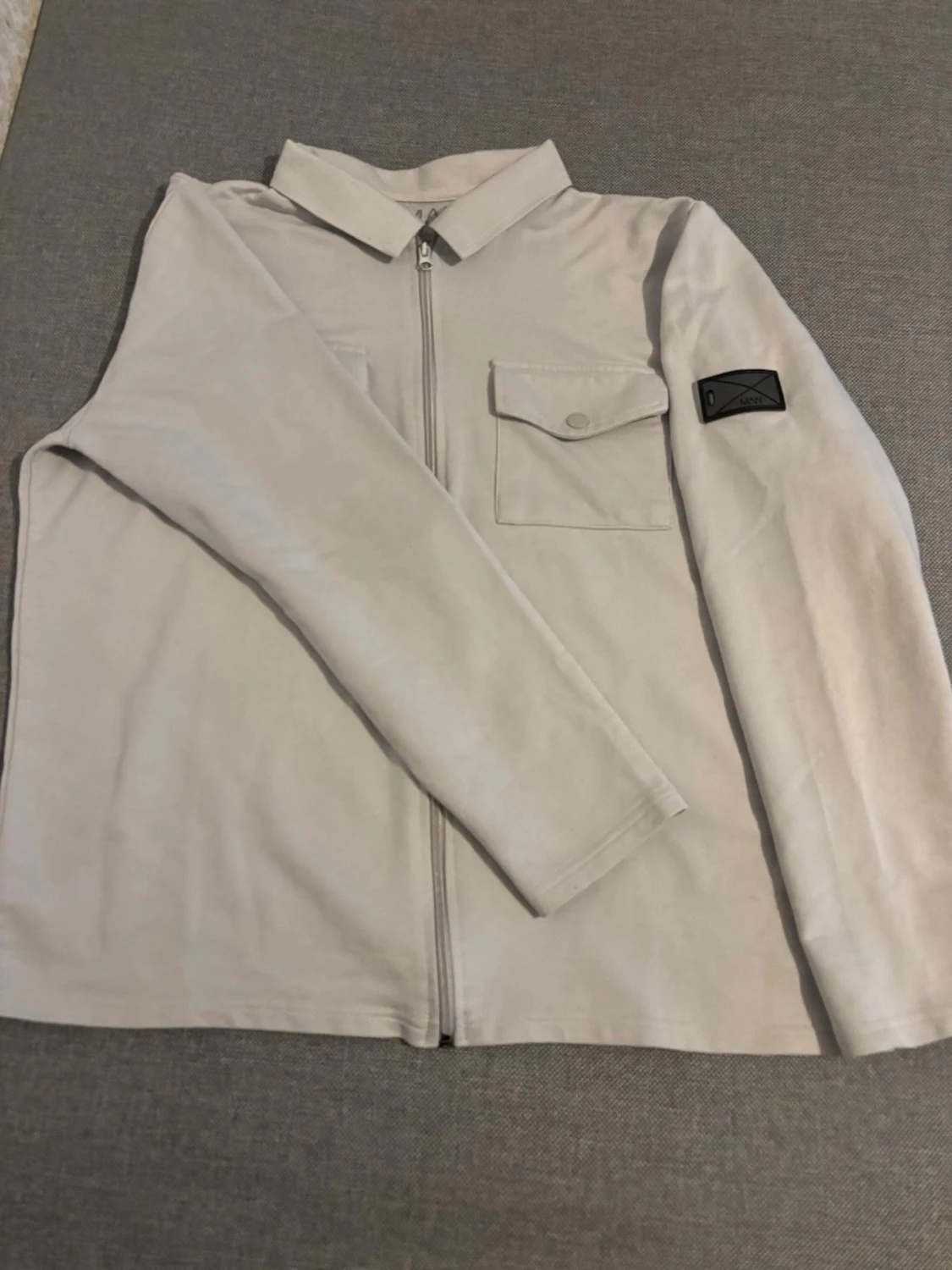 Grå overshirt  - 1