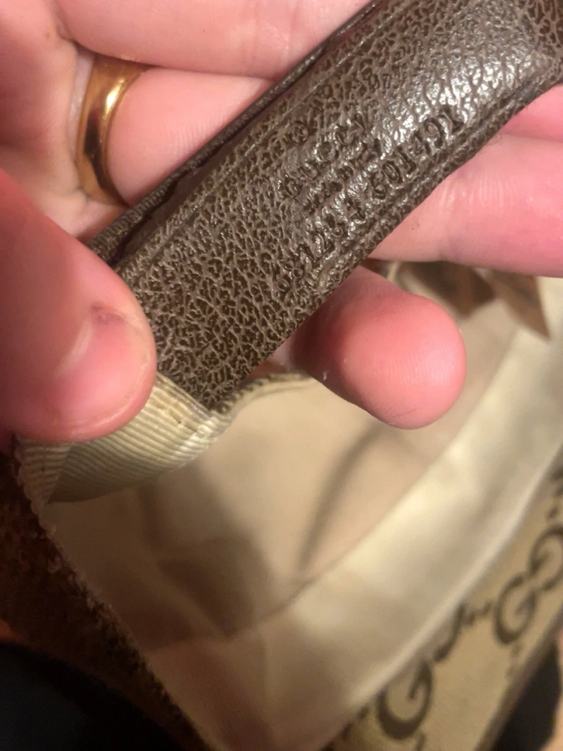 Beige GG-monogram keps från Gucci - 2