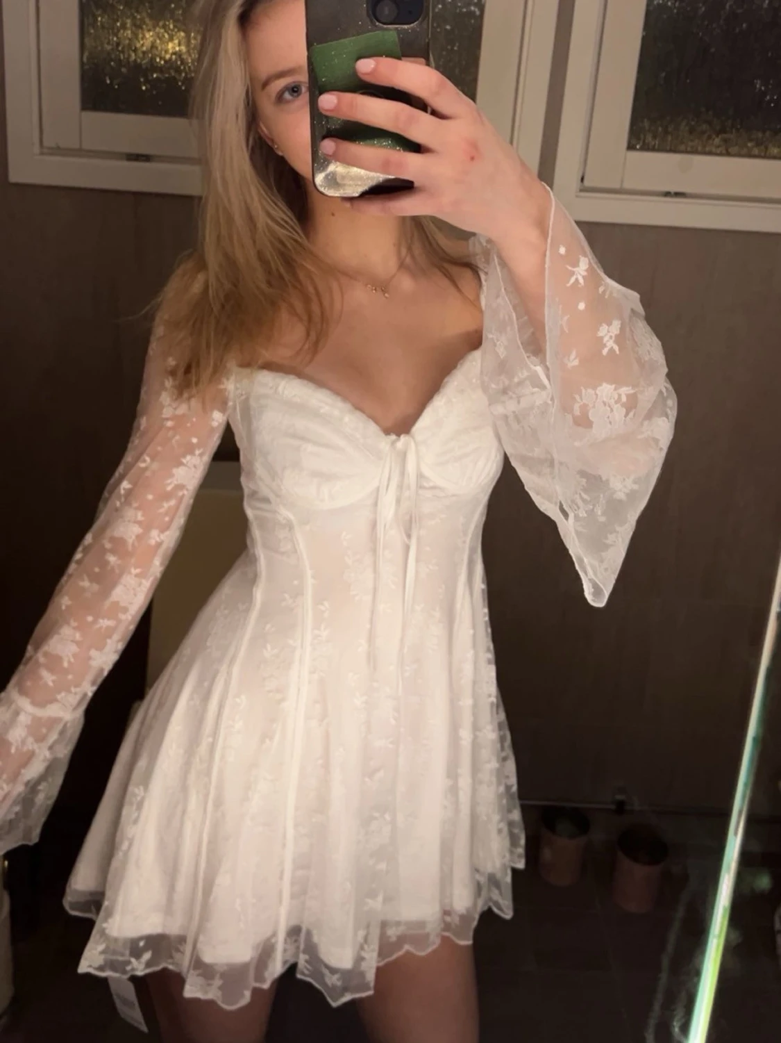 Vit studentklänning - 1