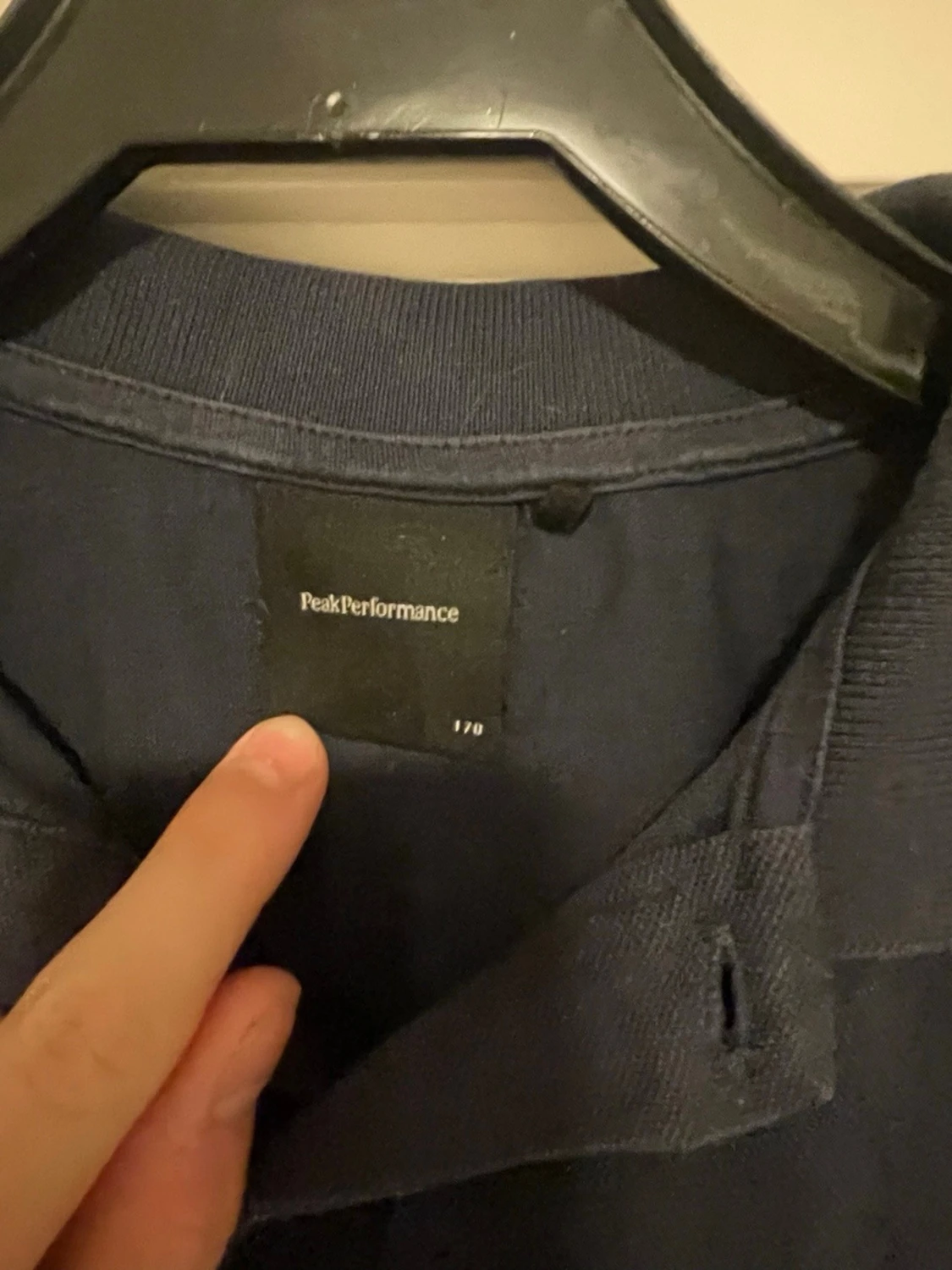 Marinblå Peak Performance piké - 2