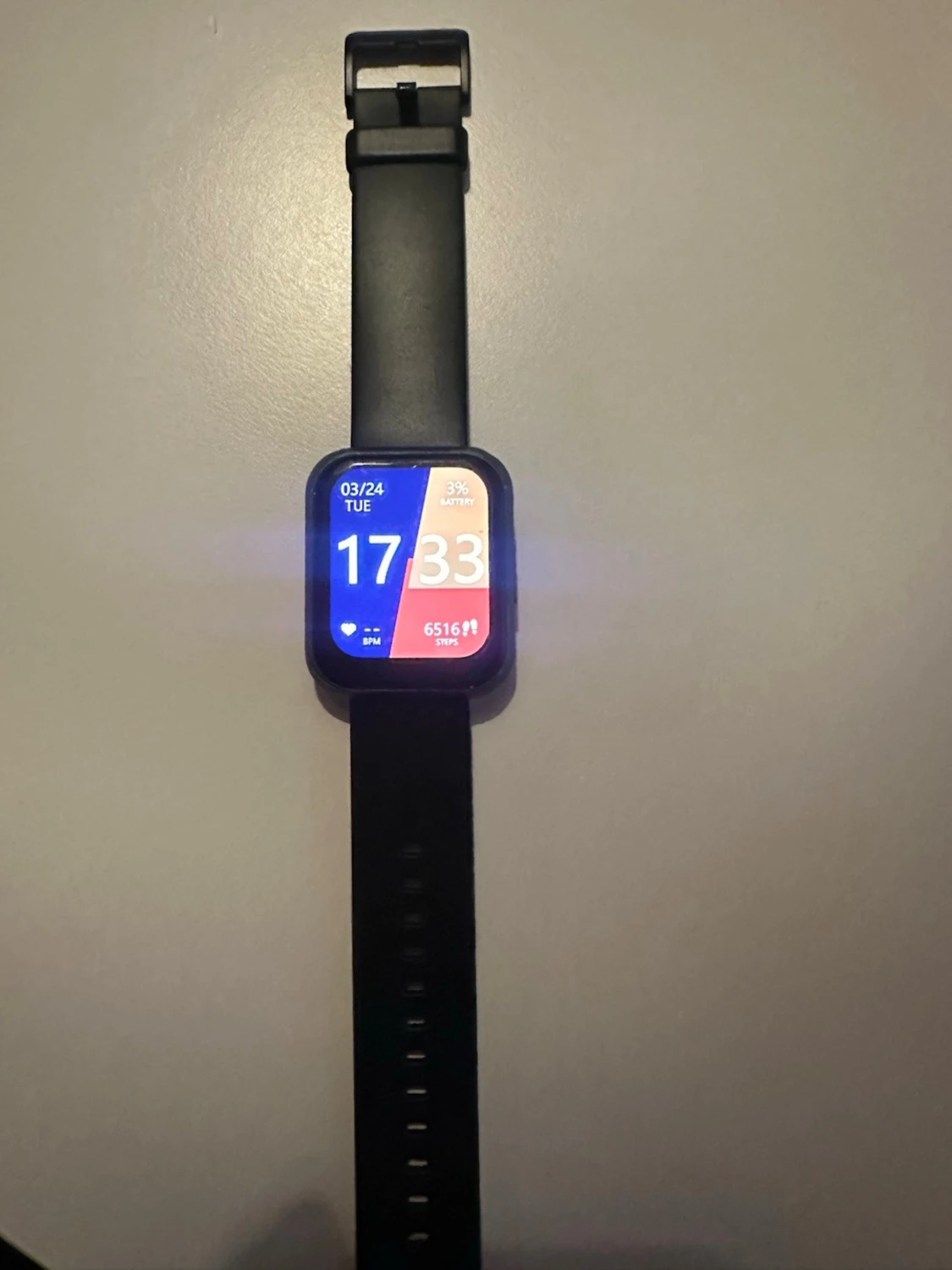 Svart noise smartklocka