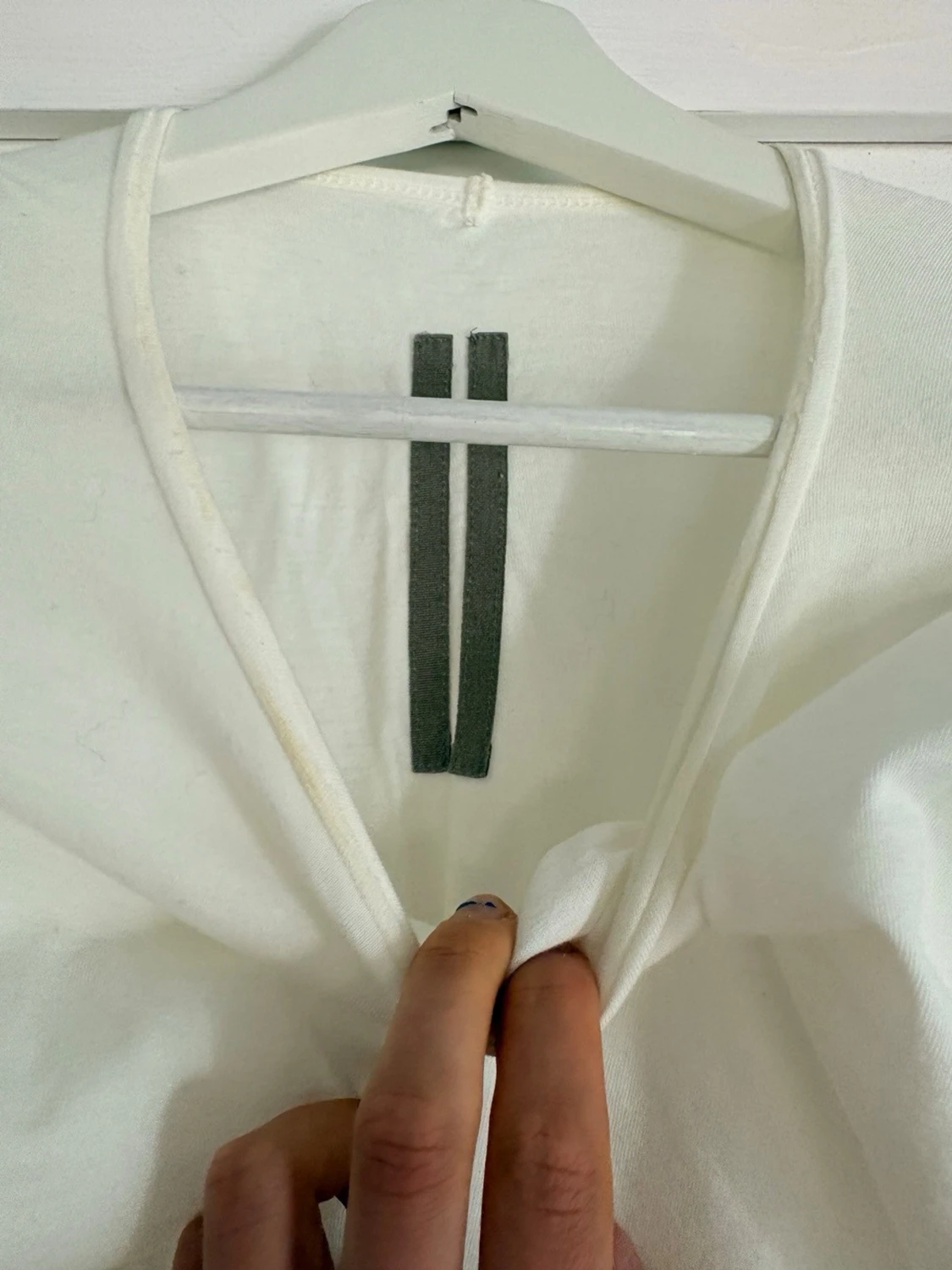 Vit oversized t-shirt från MM6 Maison Margiela - 1
