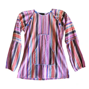 Vintage randig blus/ topp/ skjorta, hippie/ boho/ bohemisk/ bohemian/ 60tal/ 60s/ 70tal/ 70s/ alt  - Supercool unik långärmad randig topp! 100% bomull 