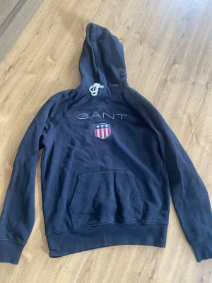 Mörkblå hoodie från GANT - GANT hoodie, fint skick inga fläckar