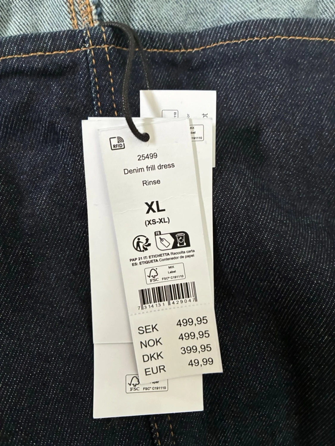 Jeans klänning  - 1