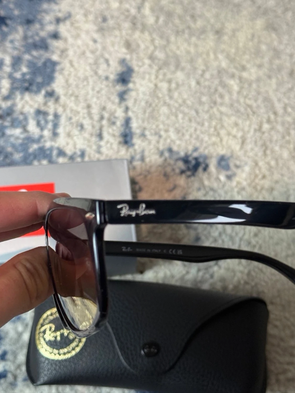 Svarta Ray-Ban Wayfarer solglasögon - 4