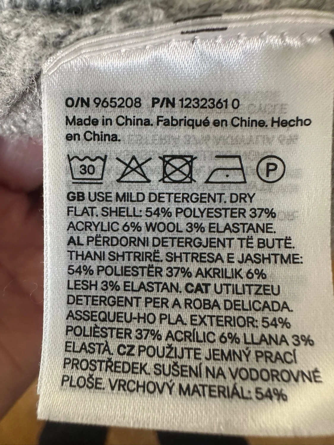 Grå kofta från H&M med fickor - 6