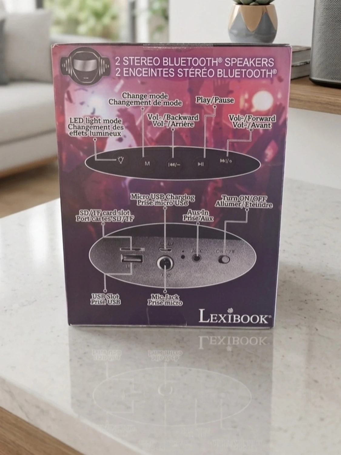 Lexibook trådlösa Bluetooth-högtalare - 1