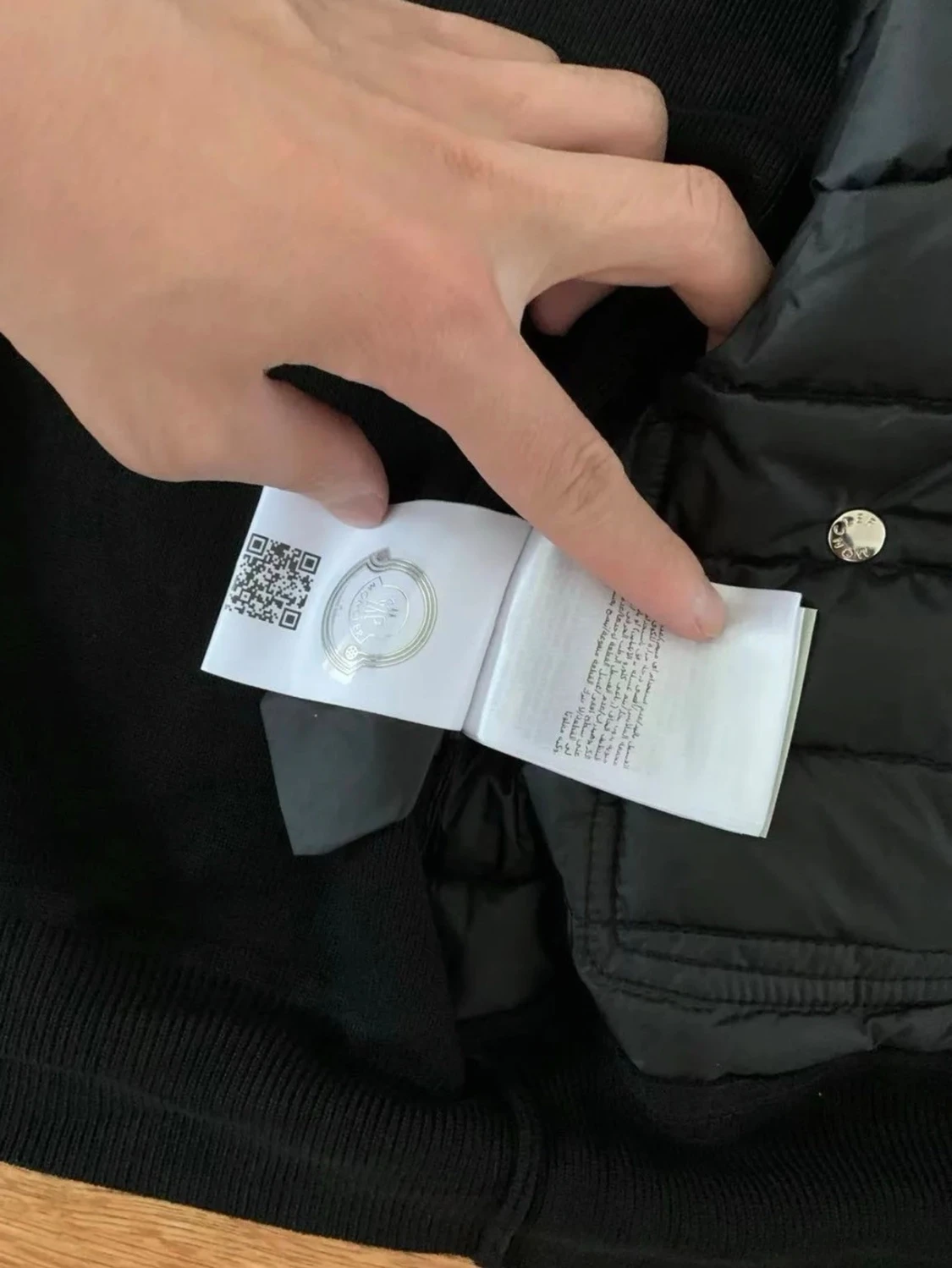 Svart cardiganjacka från Moncler - 3