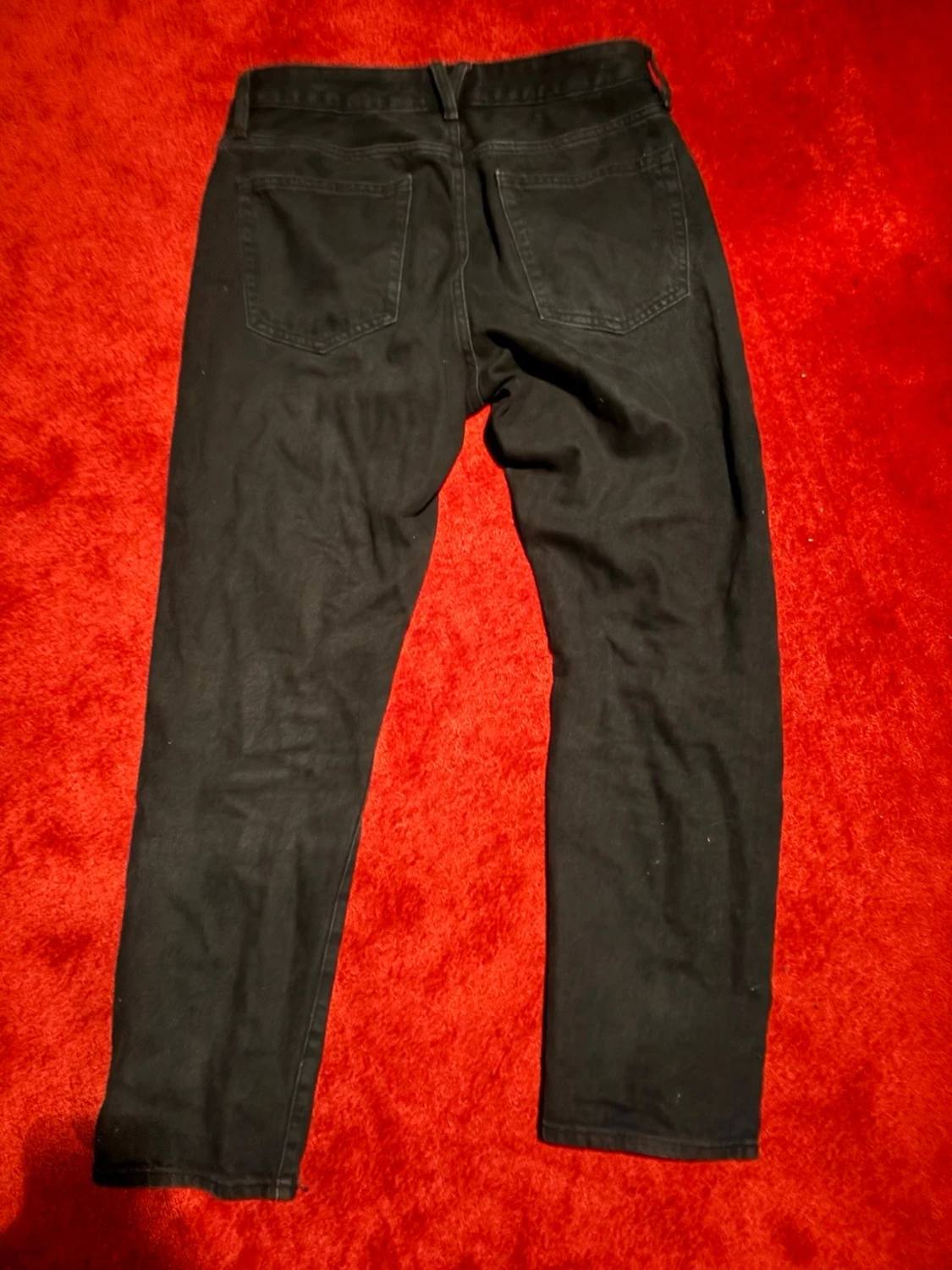 Svarta raka jeans - 1