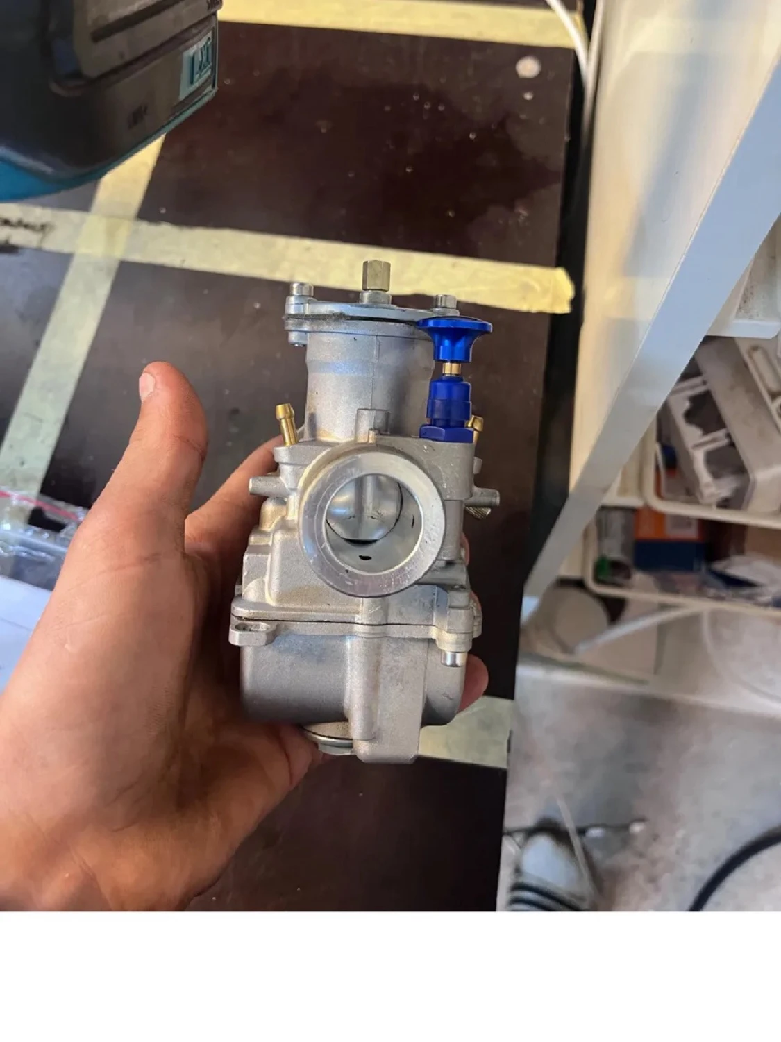 PWK 21 mm förgasare med blå detalj - 1