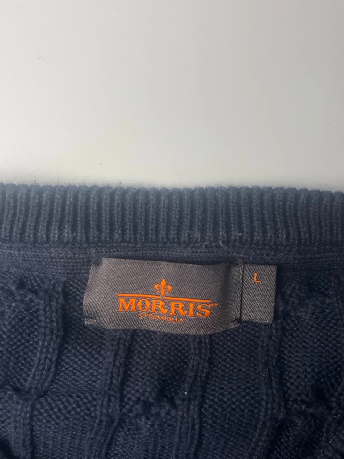 Kabelstickad Morris tröja - 1