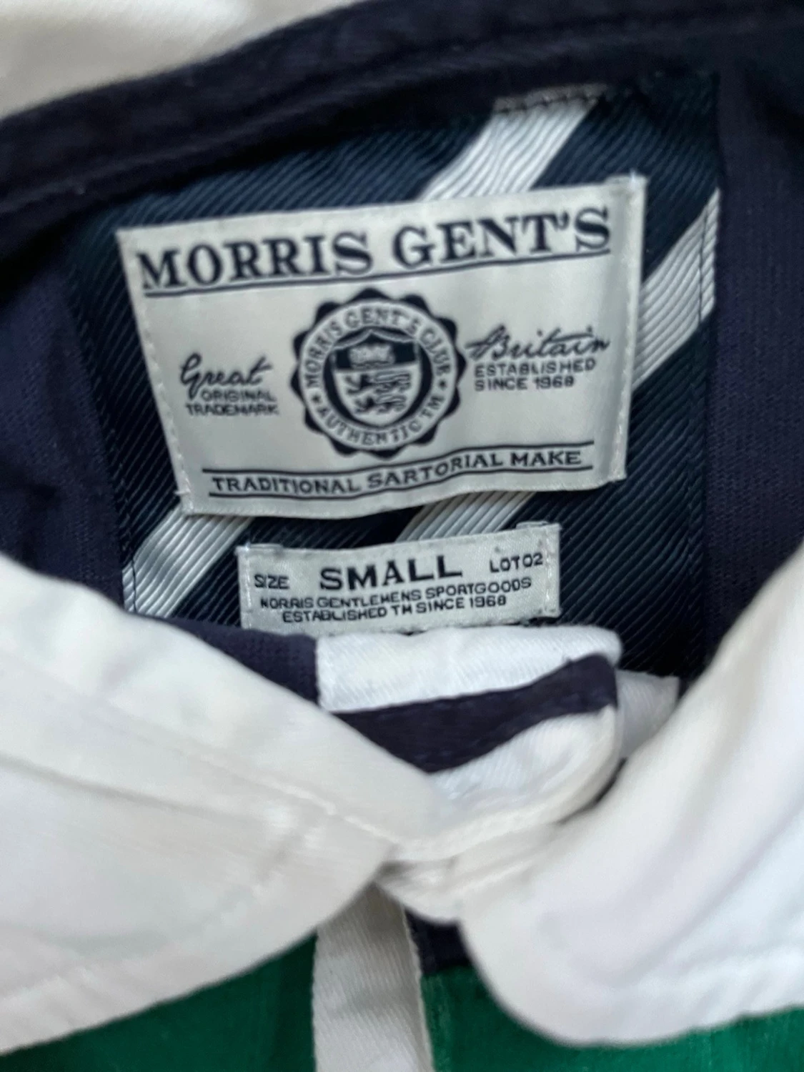 Randig rugbytröja Morris Gent's S - 1