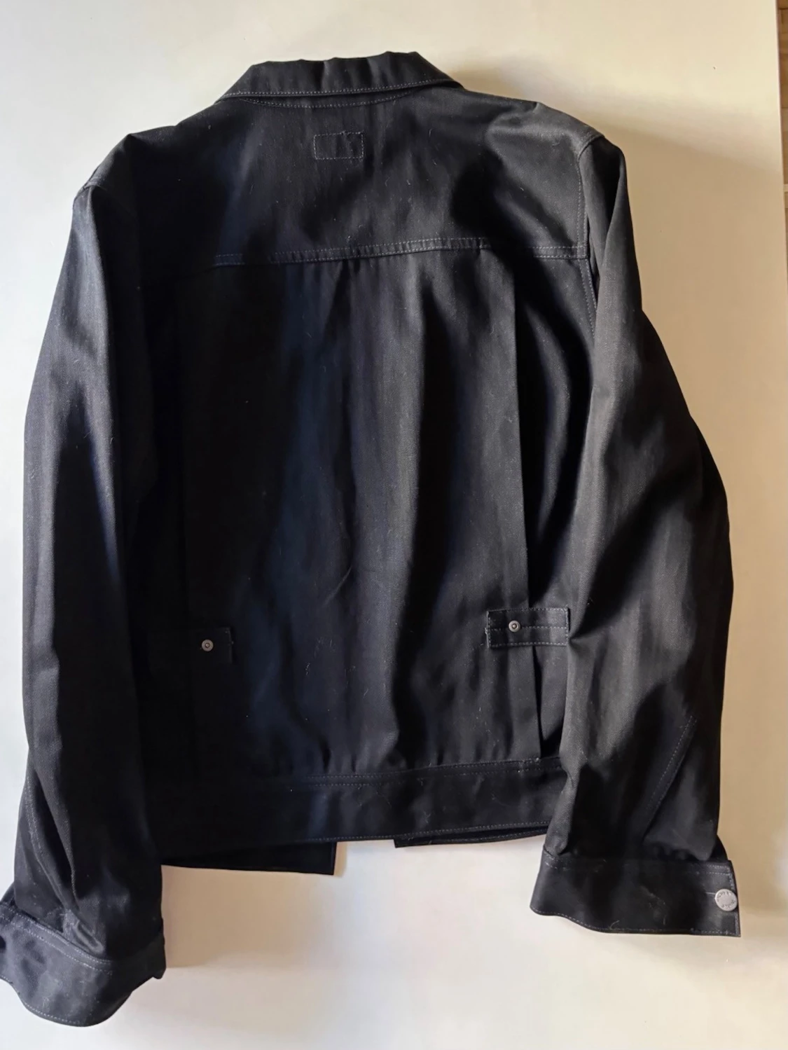 Nudie svart jeansjacka - 1