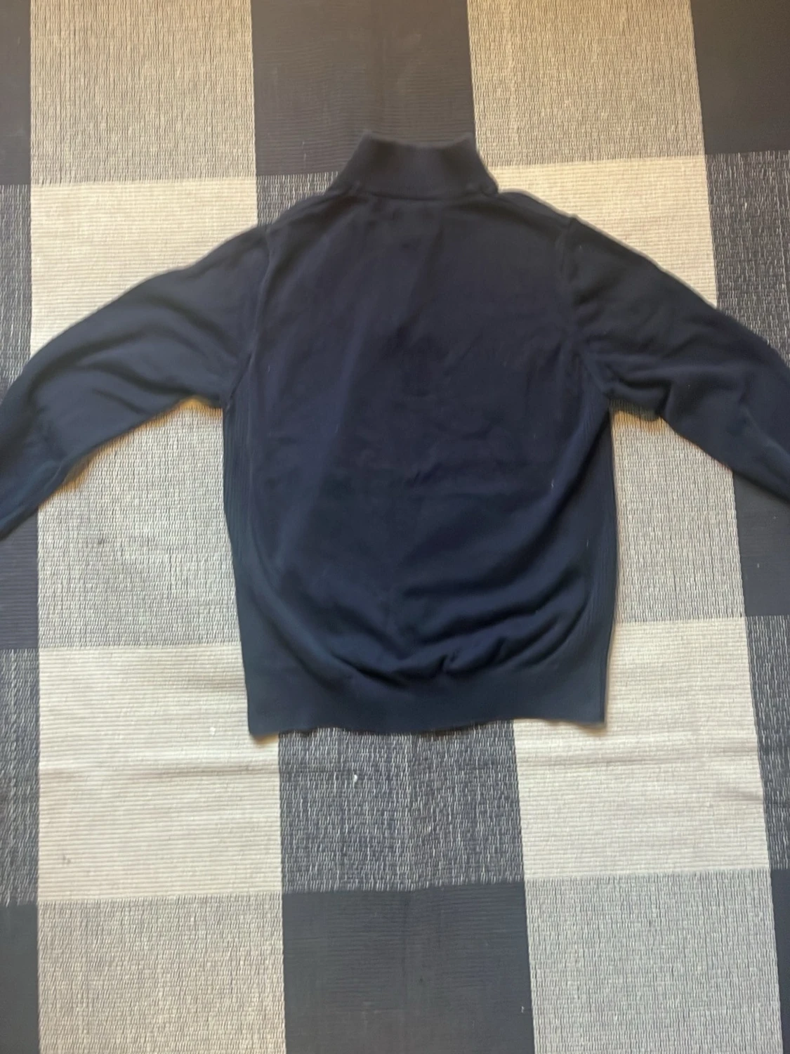 Marinblå halvzip från Barbour - 3