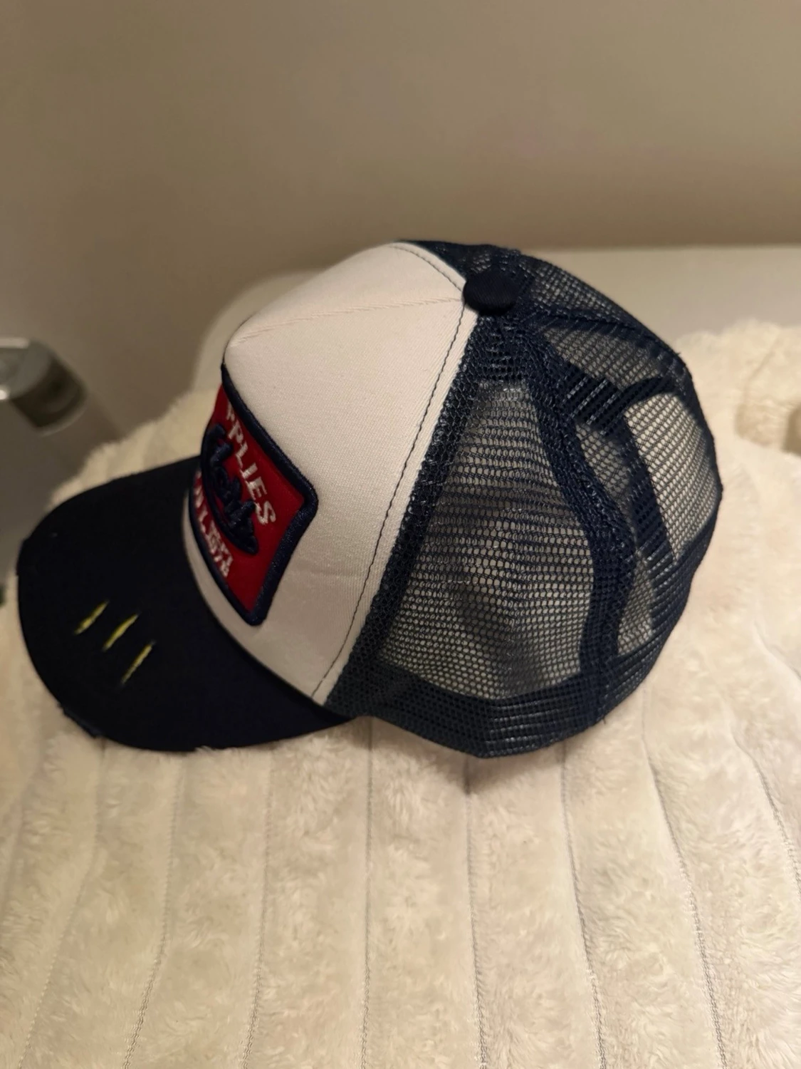 Blå och vit truckerkeps New Lady - 1