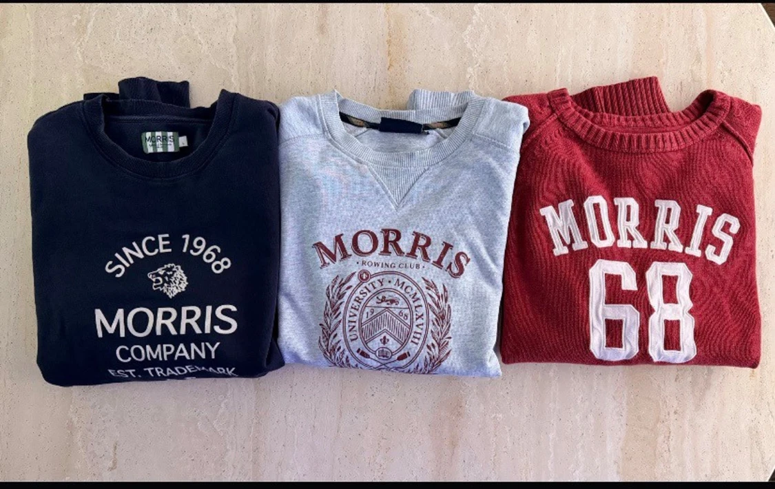 3 st Morris tröjor i olika färger