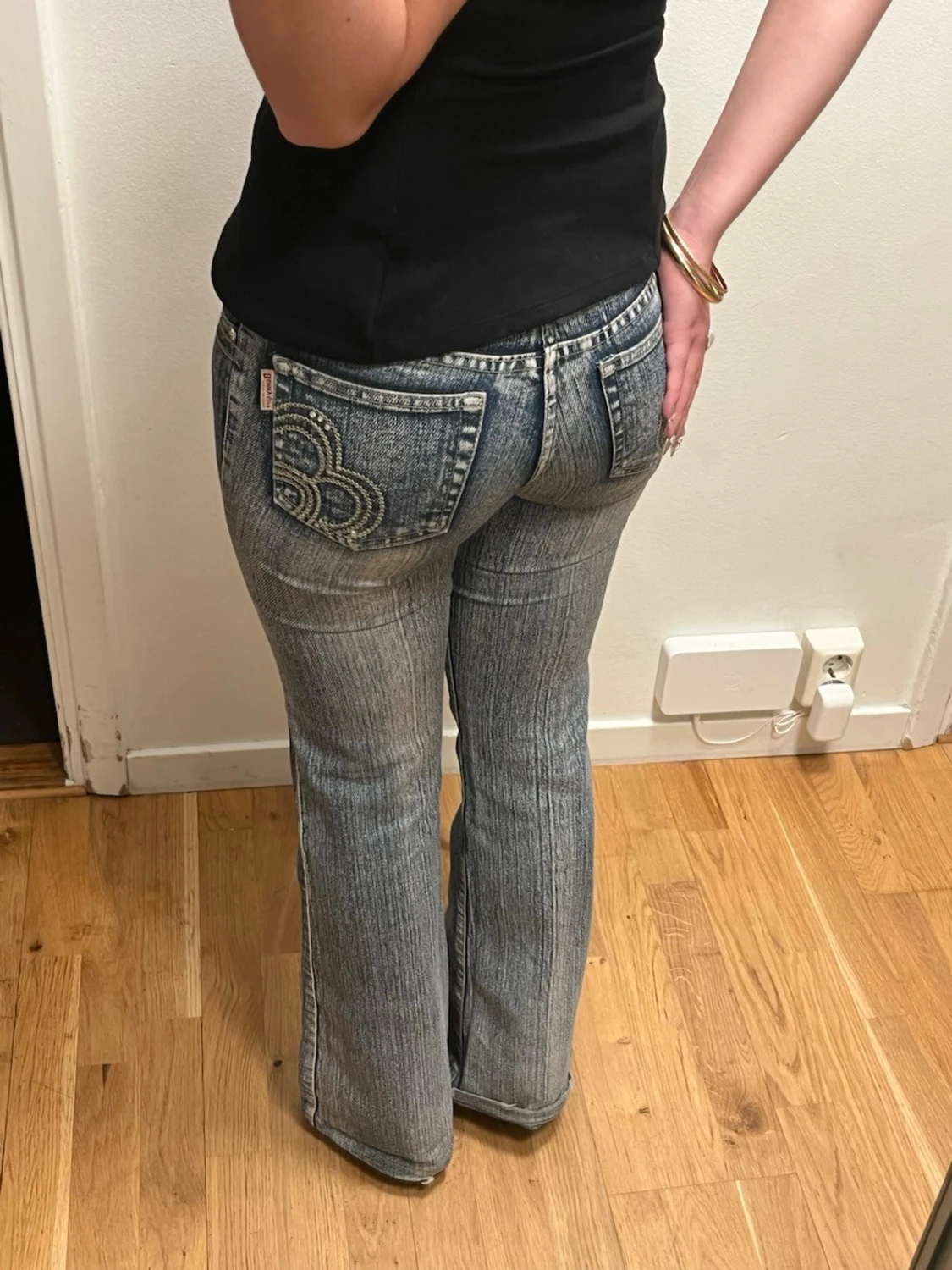 Low waist bootcut jeans - 1
