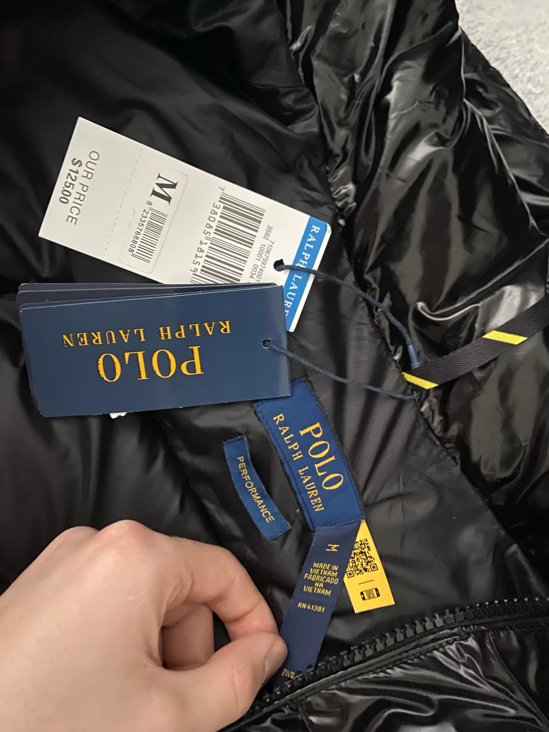 Svart pufferjacka från Polo Ralph Lauren - 2