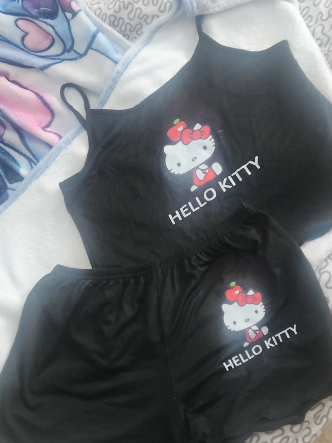 Hello Kitty svart pyjamasset stl.L - 3