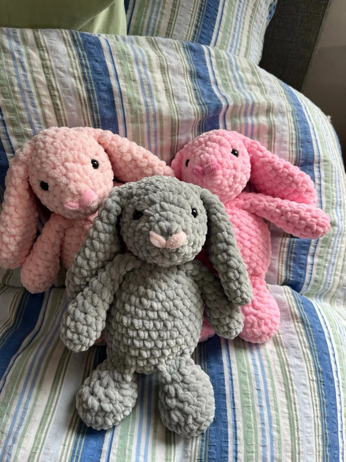 Ljusgrå Jellycat-kanin - 2