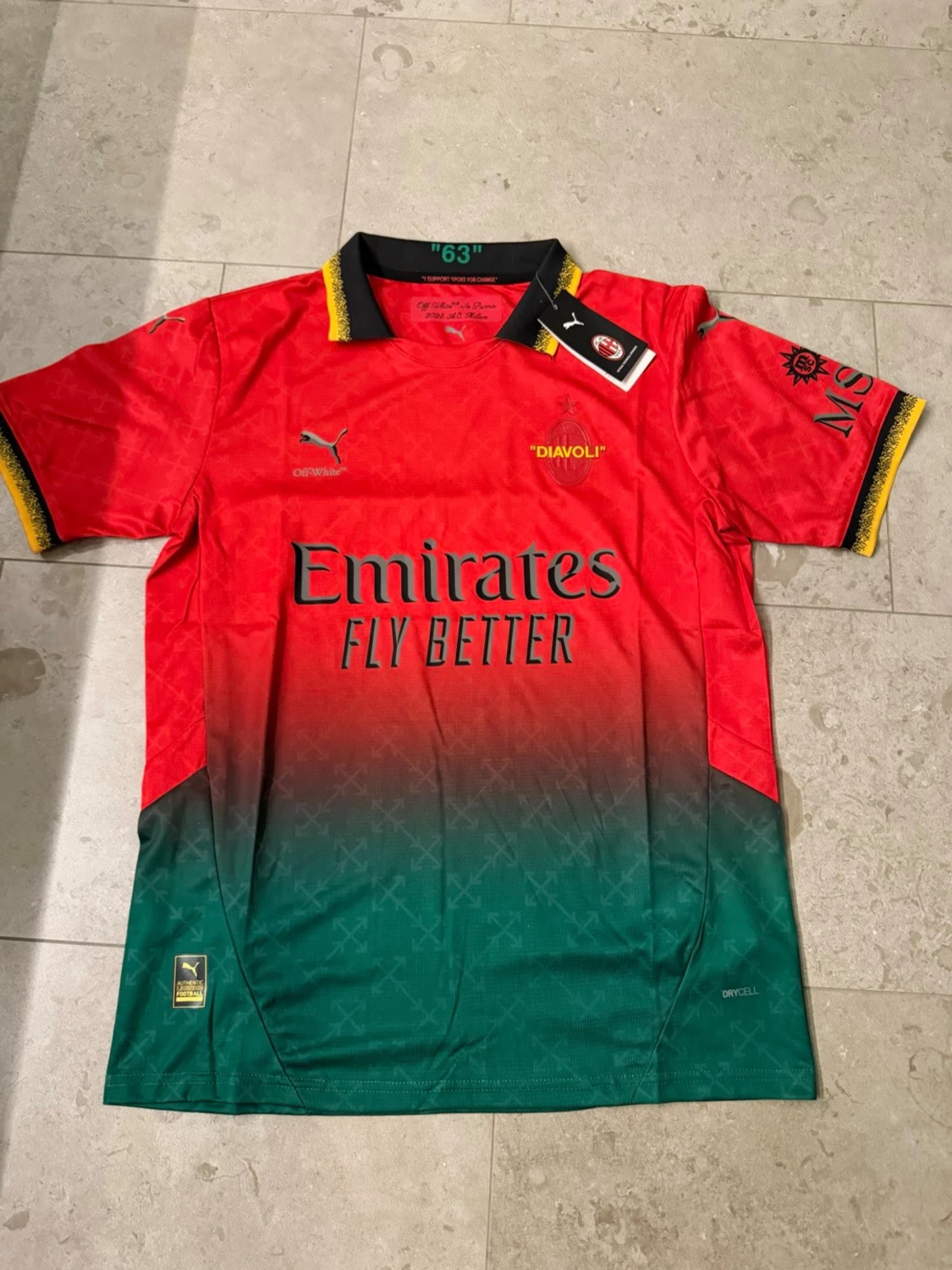 AC Milan matchtröja Puma offwhite 
