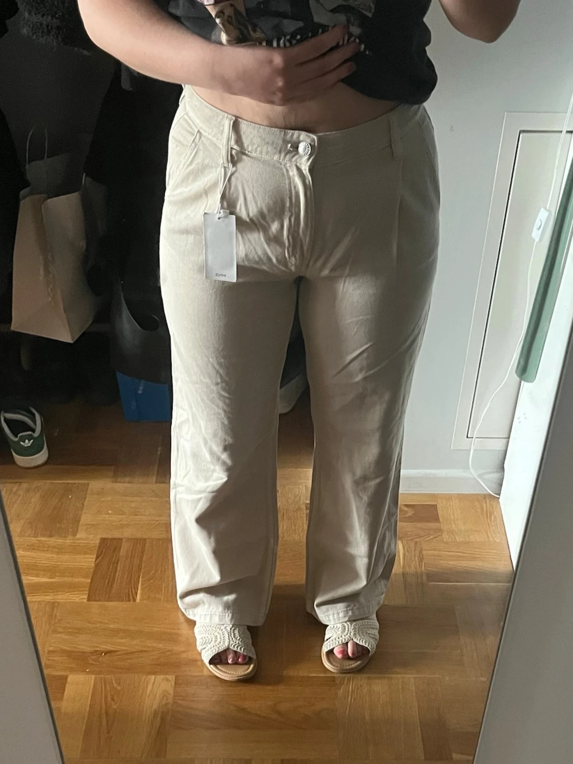 Vida beige jeans från Mango - 2