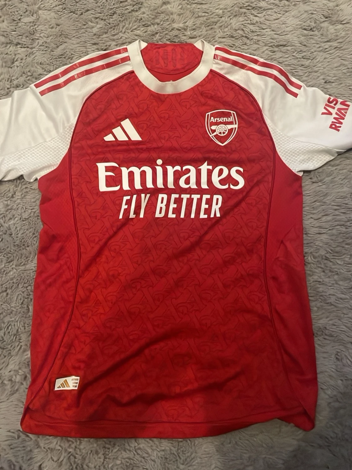 Arsenal matchtröja Adidas röd/vit M