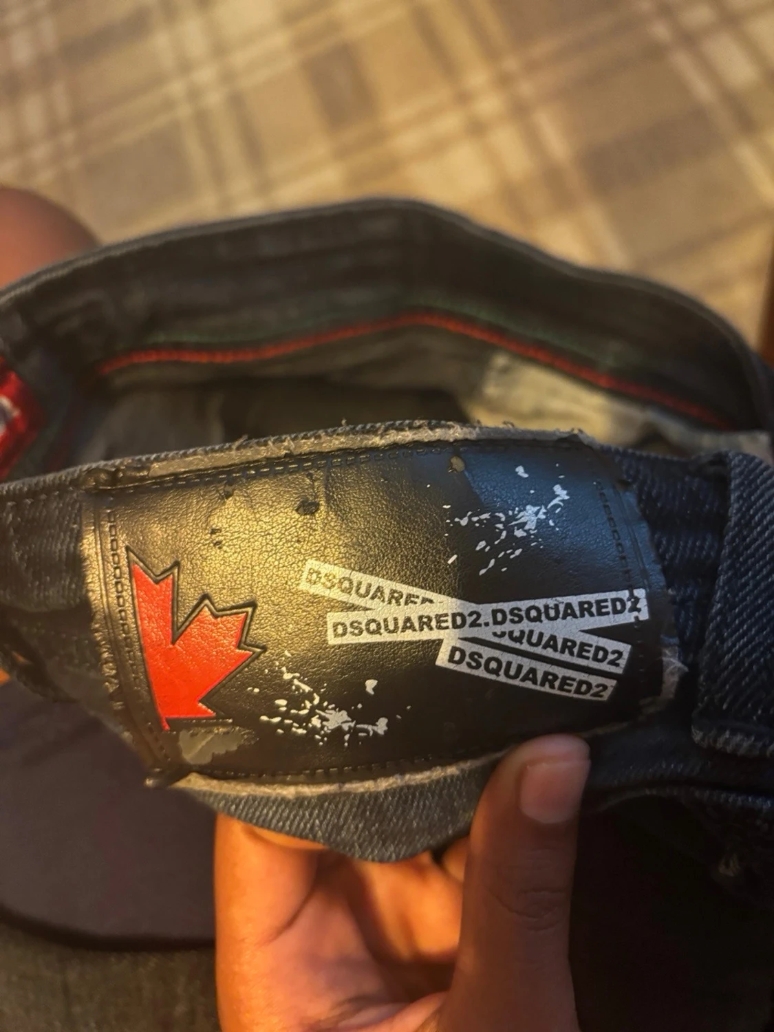 Svarta slitna jeans från Dsquared2 - 4