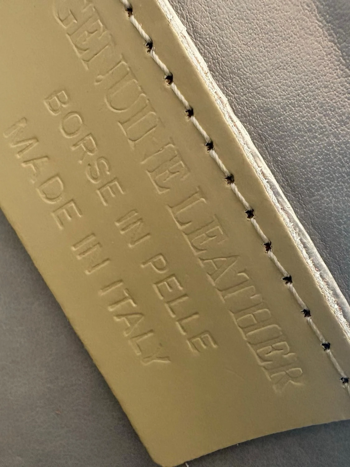 Oanvänd! Ljuslila handväska med bambuhandtag - 2