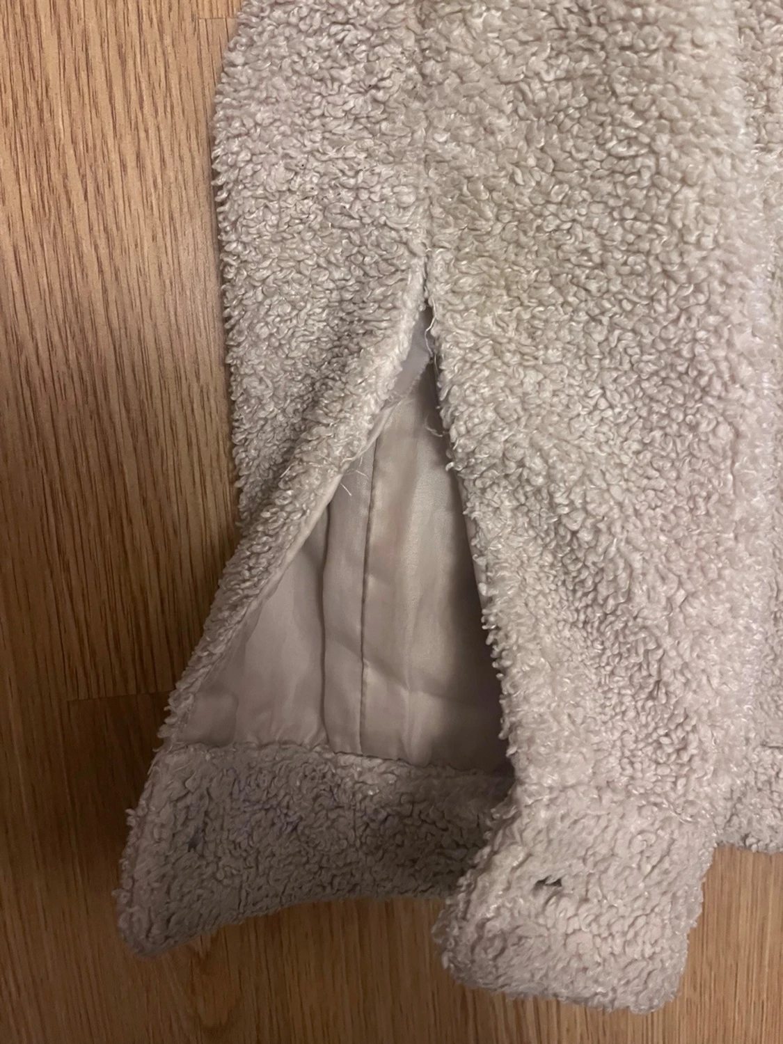 Beige teddyjacka från soya - 1