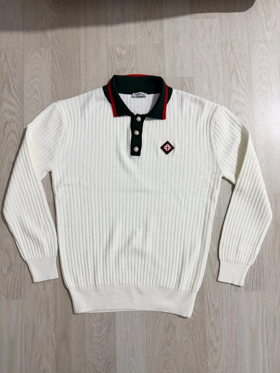 Casablanca white polo sweater