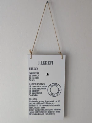 JULRECEPT , TRÄTAVLA  - JULRECEPT , TRÄTAVLA . JULRECEPT på JULKNÄCK