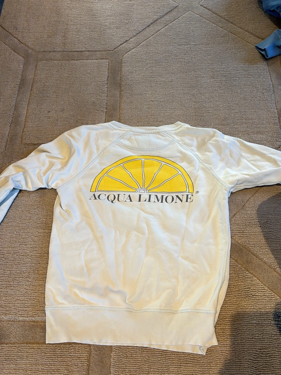 Ljusblå och mörkblå sweatshirt från Acqua Limone - 3