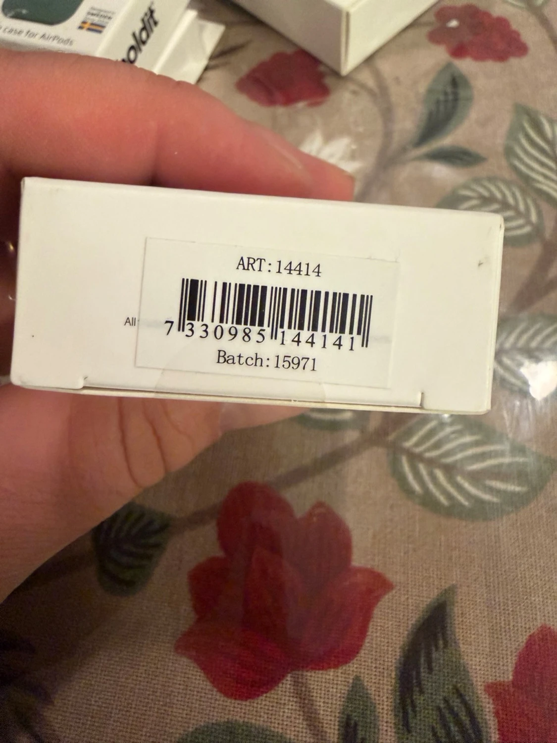 Rosa silikonfodral till AirPods Holdit - 1
