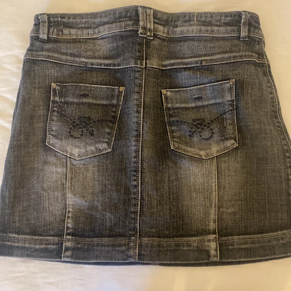 Vintage jeans kjol - 90