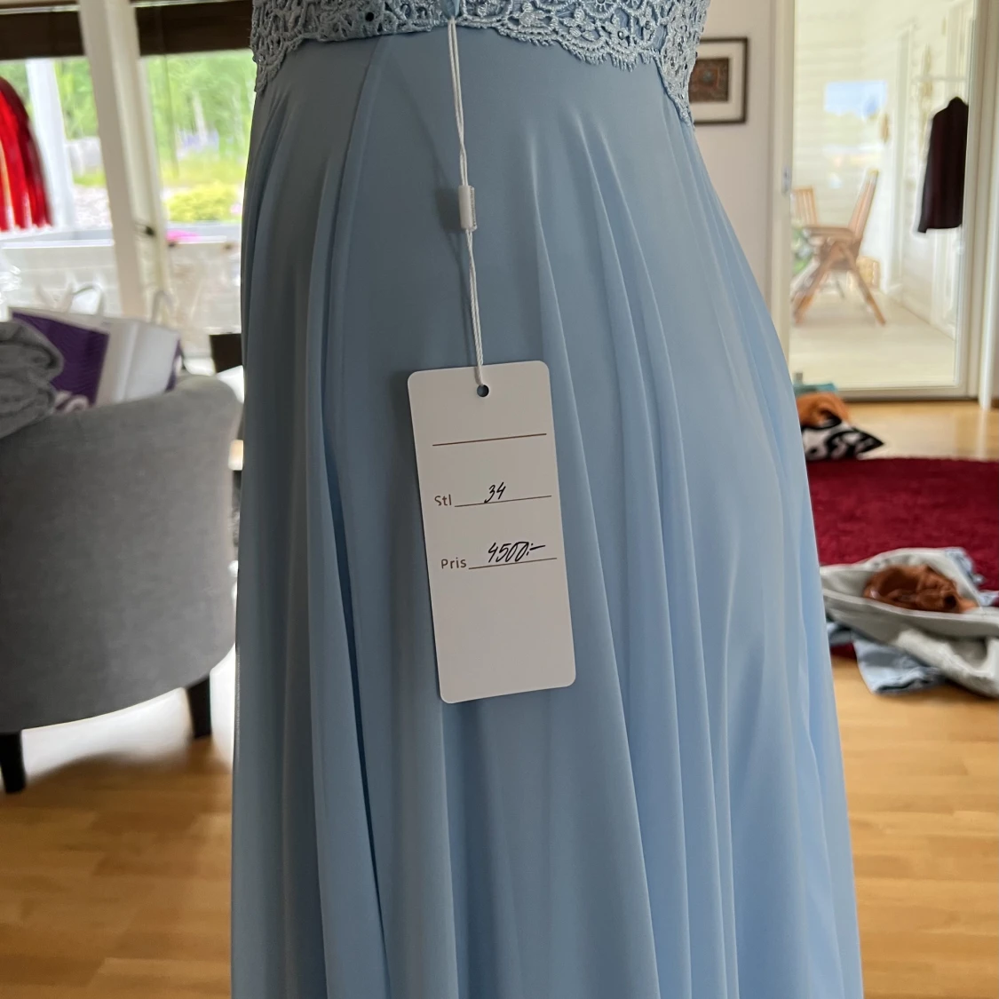 Blå balklänning - 91