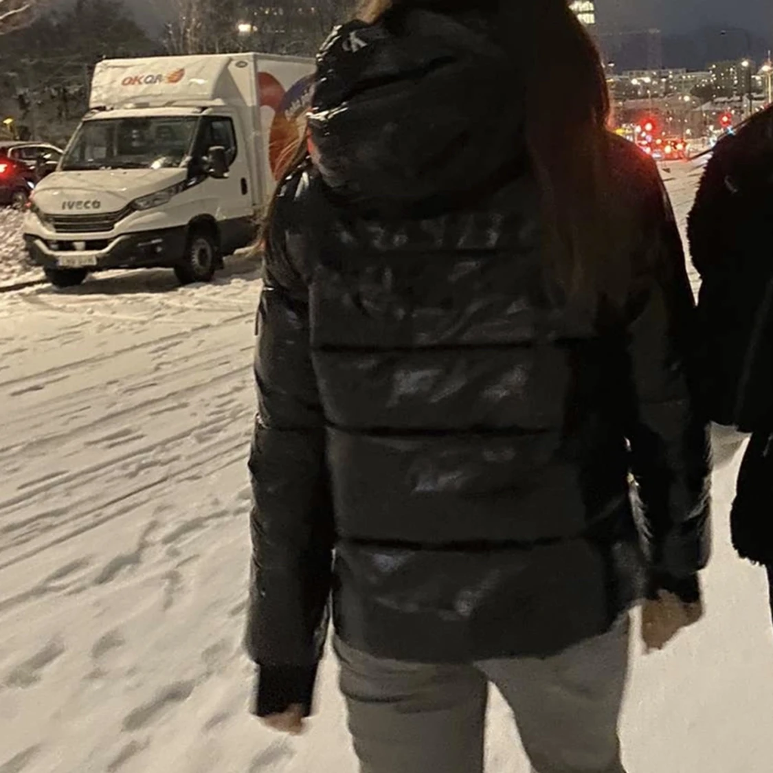 Glansig Calvin Klein jacka  - 91