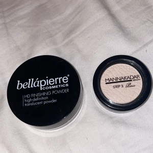 Translucent powder - 2 stycken translucent powder. Ett från Bellapierre och ett från Manna Kadar. Båda är oanvända som syns på bild 2. Köp båda för 250kr eller ett för 150kr. Frakt tillkommer