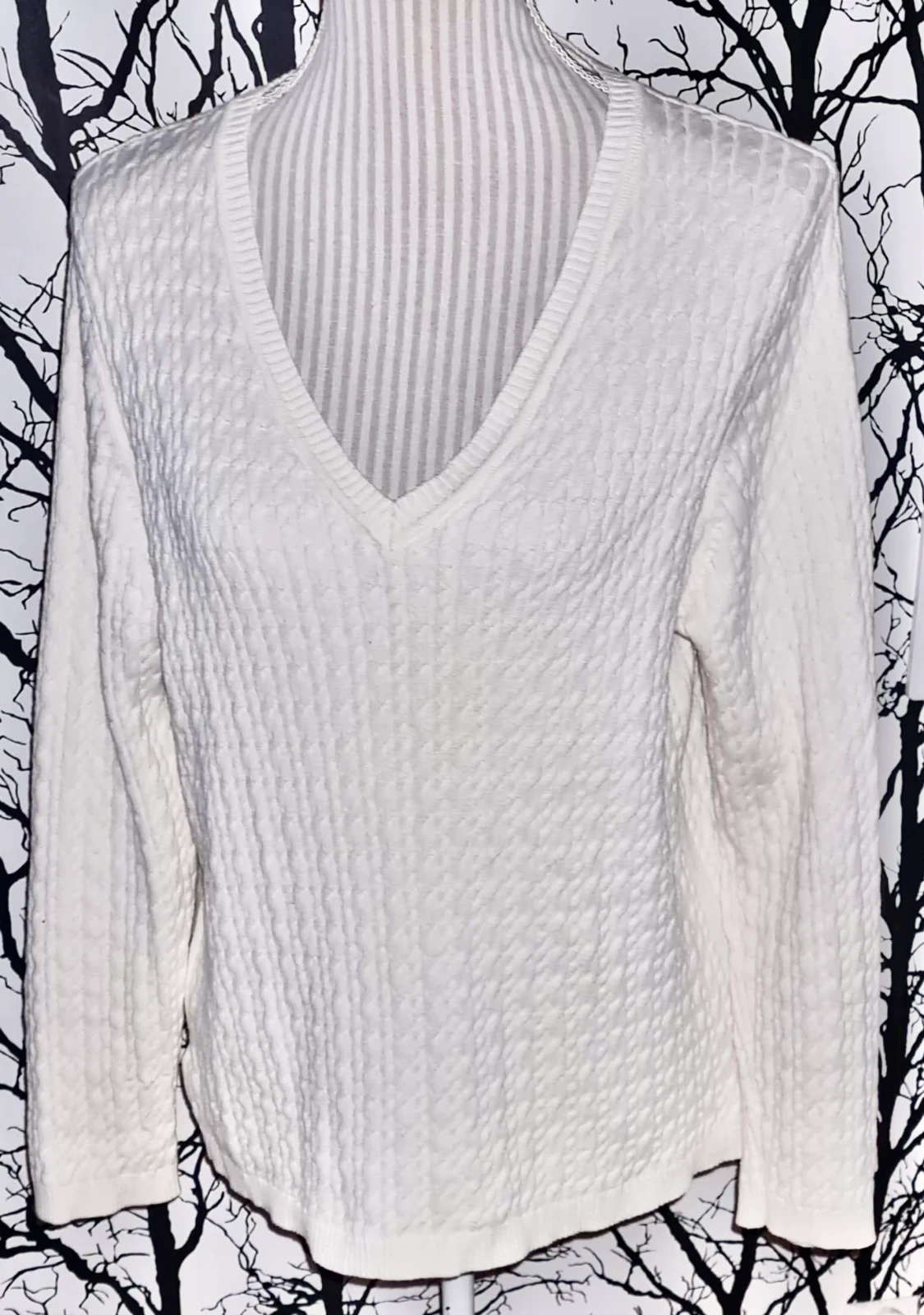 Charter Club snygg tröja i toppskick Stl L p