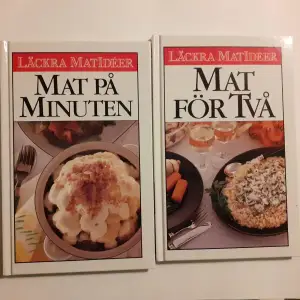 2 gammemdags kokböcker i mycket bra skick. 