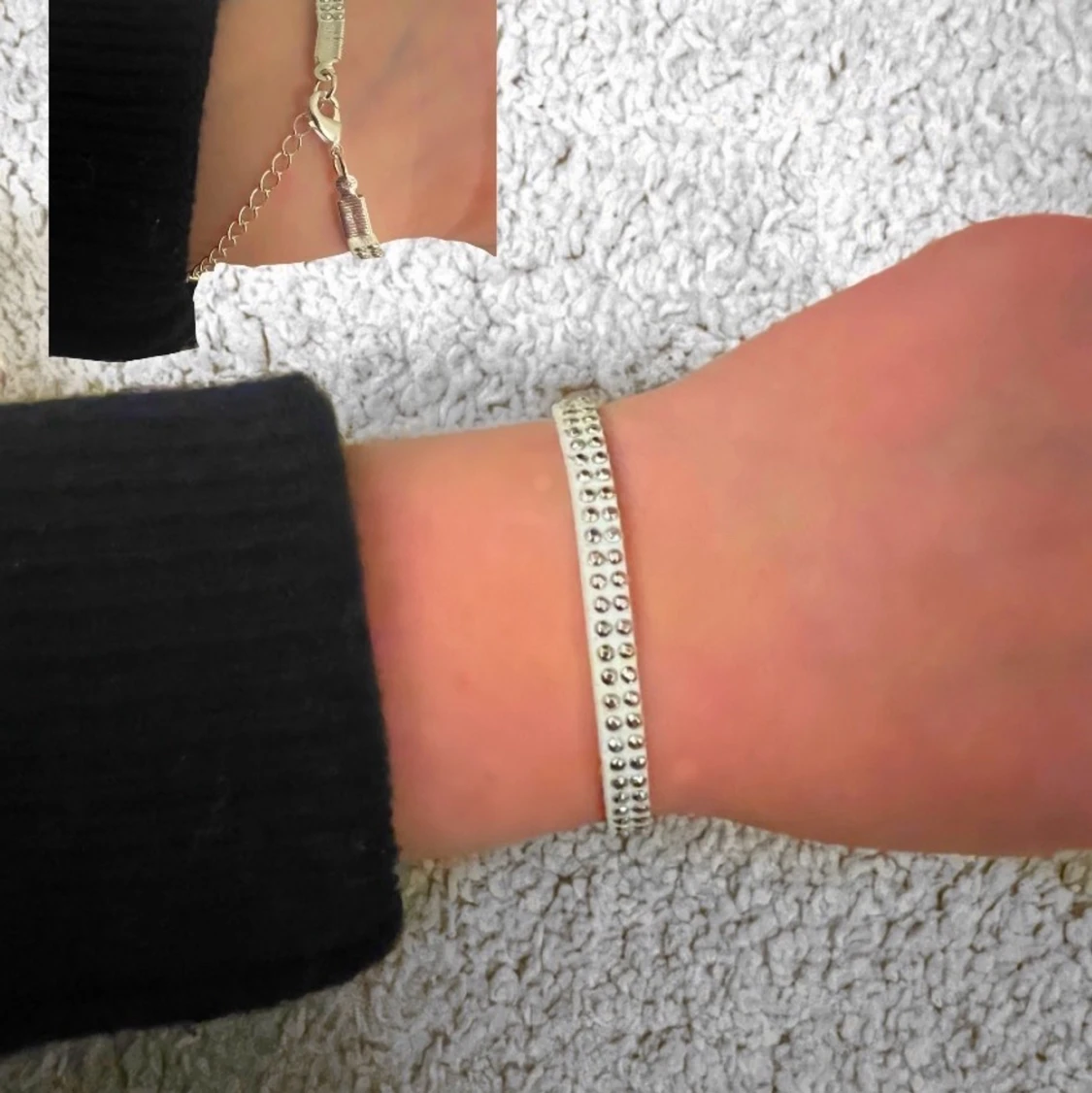 Nitarmband i mockaimitation - 90